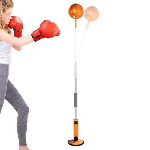 Wrohto - Boxing Bag for Teens, Home Boxing Stand, Punching Bag with Stand, Speed Bag Stand, Boxing Equipment, Speed Bag for Training, Boxing Bag for Adults, Adjustable, Teen Boxing Equip von Wrohto