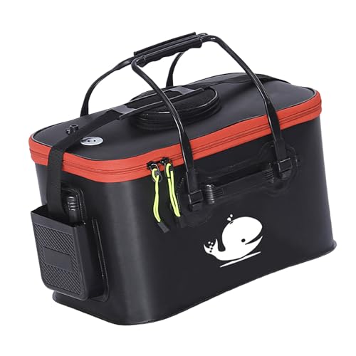 Wsdsgz Angeln Becken Angelgerät Angeln Eimer Angeln Tasche Mit Fisch Angeln Fässer Container Faltbare Tackle Box von Wsdsgz