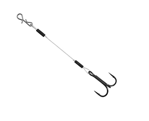 Stinger Haken mit Fluorocarbon Vorfach Gr. 6 | 10 cm Stinger Haken mit Fluorocarbon Vorfach Gr. 6 | 10 cm von Wurmbaden