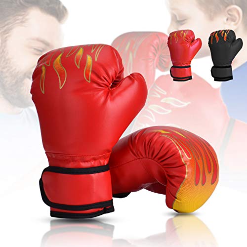 Wuudi Kinder Boxhandschuhe, 6 OZ Box-Handschuhe Trainingshandschuhe für Kinder von 3-10 Jahre Training Gloves zum Muay Thai, Kickboxen Rot Wuudi Kinder Boxhandschuhe, 6 OZ Box-Handschuhe Trainingshandschuhe für Kinder von 3-10 Jahre Training Gloves zum Muay Thai, Kickboxen Rot von Wuudi