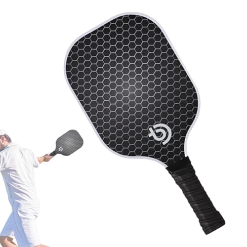 Wuyooprt -Set aus Kohlefaser, Schläger-Set - Carbonfaser-Paddel mit Tasche -Schläger,Honeycomb Core Pickle Ball Set Comfort Grip Outdoor-Zubehör für Damen und Herren von Wuyooprt