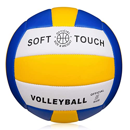 Wuzfully Volleyball für Kinder Erwachsene Soft Beachvolleyball Draußen Indoor Outdoor Volleyball Größe 5 Wuzfully Volleyball für Kinder Erwachsene Soft Beachvolleyball Draußen Indoor Outdoor Volleyball Größe 5 von Wuzfully