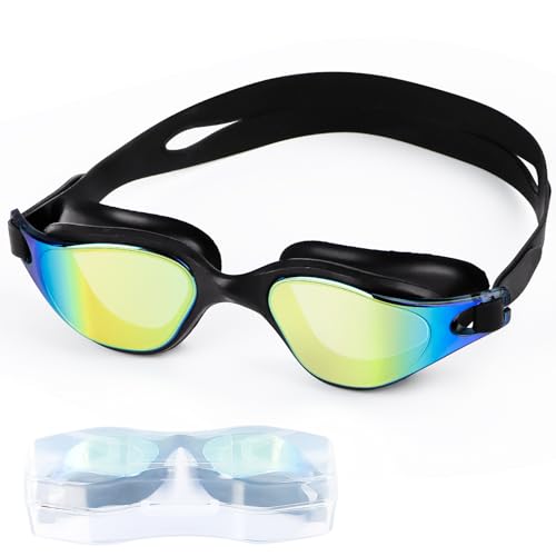 Wvu & Wvo Schwimmbrille für Herren und Damen,Anti-Beschlag, UV-Schutz,Klare Sicht weiche Silikondichtung, Verstellbar Komfort Profi Schwimmbrillen für Erwachsene Jugendliche Wvu & Wvo Schwimmbrille für Herren und Damen,Anti-Beschlag, UV-Schutz,Klare Sicht weiche Silikondichtung, Verstellbar Komfort Profi Schwimmbrillen für Erwachsene Jugendliche von Wvu & Wvo