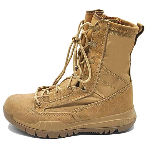Wygwlg Mens Combat Military Army Stiefel Patrouille Wanderarbeit Special Forces Boot Sommer Non Safety Work Stiefeletten Schuhe,Sand color-44 Wygwlg Mens Combat Military Army Stiefel Patrouille Wanderarbeit Special Forces Boot Sommer Non Safety Work Stiefeletten Schuhe,Sand color-44 von Wygwlg