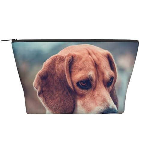 Beagle-Welpen Hunde Haustiere Beagle, Kulturbeutel, Make-up-Tasche, Kosmetiktasche, tragbare Reise-Kulturtasche von Wykjtwo