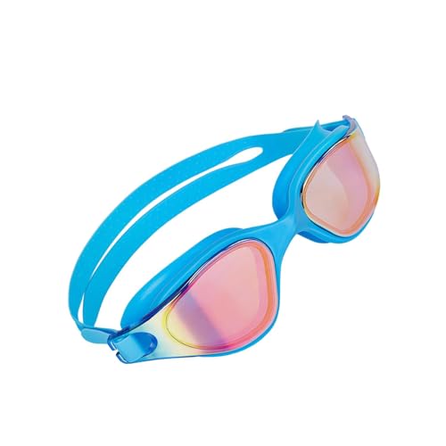 Wyttuubv HD-Schwimmbrille für Erwachsene, Großsichtbrille - Auslaufsichere Silikonbrille mit großem Rahmen - Galvanisierte, auslaufsichere, beschlagfreie Schwimmbrille mit großem Rahmen für den Strand von Wyttuubv