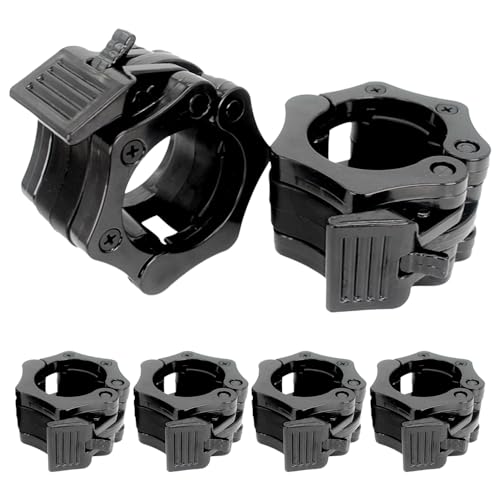 Wzhtuzi Hantelverschluss, 6 Stück Hantelverschlüsse 30mm Hantelstangen Verschluss Langhantel Klemmen Barbell Halsbänder, Hantel Klemmen Verschluss Schnellverschlüsse für Langhantelstangen, Schwarz Wzhtuzi Hantelverschluss, 6 Stück Hantelverschlüsse 30mm Hantelstangen Verschluss Langhantel Klemmen Barbell Halsbänder, Hantel Klemmen Verschluss Schnellverschlüsse für Langhantelstangen, Schwarz von Wzhtuzi