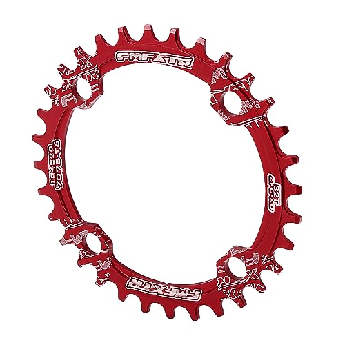 X AUTOHAUX 32 Zähne 104 mm 4 Löcher Aluminiumlegierung Fahrrad Kettenradgarnitur Kettenblatt Kurbelgarnitur Zahnplatte rot X AUTOHAUX 32 Zähne 104 mm 4 Löcher Aluminiumlegierung Fahrrad Kettenradgarnitur Kettenblatt Kurbelgarnitur Zahnplatte rot von X AUTOHAUX