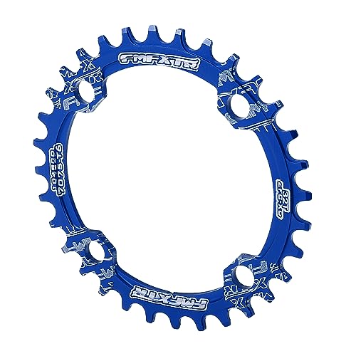 X AUTOHAUX 32 Zähne 104 mm 4 Löcher Aluminiumlegierung Fahrrad Kettenradgarnitur Kettenblatt Kurbelgarnitur Zahnplatte blau X AUTOHAUX 32 Zähne 104 mm 4 Löcher Aluminiumlegierung Fahrrad Kettenradgarnitur Kettenblatt Kurbelgarnitur Zahnplatte blau von X AUTOHAUX