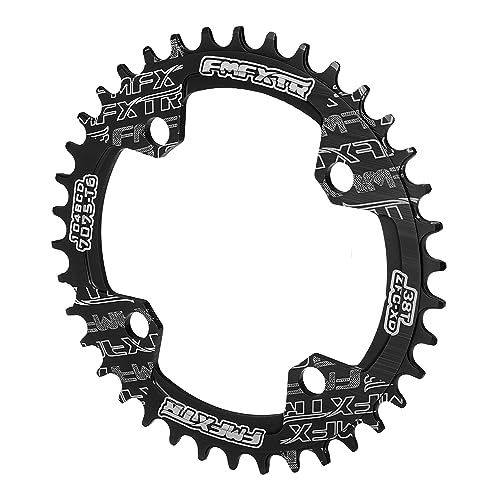 X AUTOHAUX Kettenradabdeckung Kettenblatt Schützen 38 Zähne mit 4 Löcher Aluminiumlegierung Fahrrad-Kettenblatt Kurbelgarnitur Zahnplatte Schwarz X AUTOHAUX Kettenradabdeckung Kettenblatt Schützen 38 Zähne mit 4 Löcher Aluminiumlegierung Fahrrad-Kettenblatt Kurbelgarnitur Zahnplatte Schwarz von X AUTOHAUX