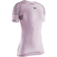 X-BIONIC Invent Light kurzarm Rundhals-Funktionsshirt Damen P116 - winsome orchid/opal black XL von X-BIONIC