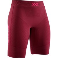 X-BIONIC Regulator Run Speed Laufshorts Damen namib red/neon flamingo S von X-BIONIC