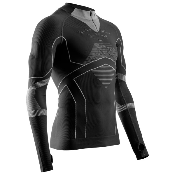 X-Bionic - Energy Accumulator Light L/S 1/2 Zip - Skiunterwäsche Gr XL schwarz von X-BIONIC