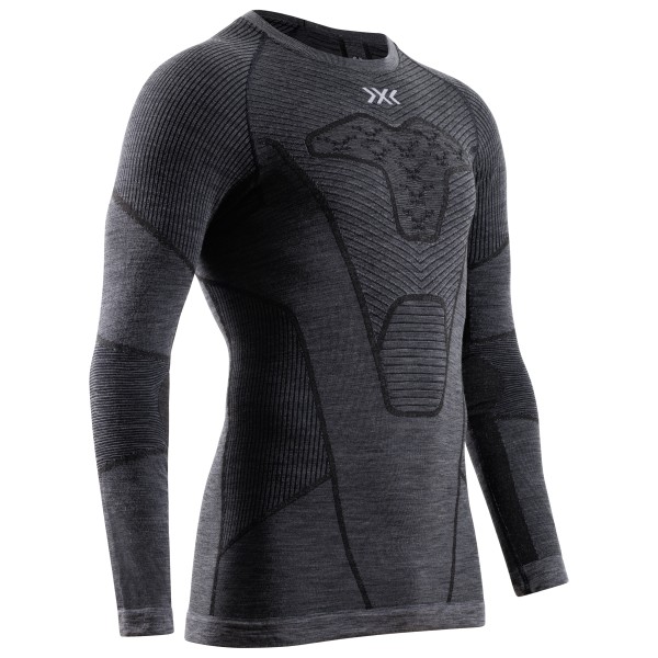 X-Bionic - Symbio Merino Shirt L/S - Merinounterwäsche Gr S grau/schwarz von X-BIONIC