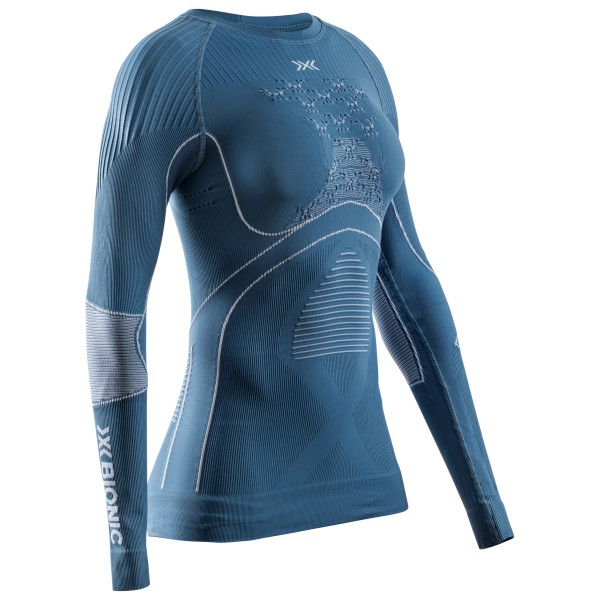 X-Bionic - Women's Energy Accumulator 4.0 Shirt LG SL - Skiunterwäsche Gr XS blau von X-BIONIC