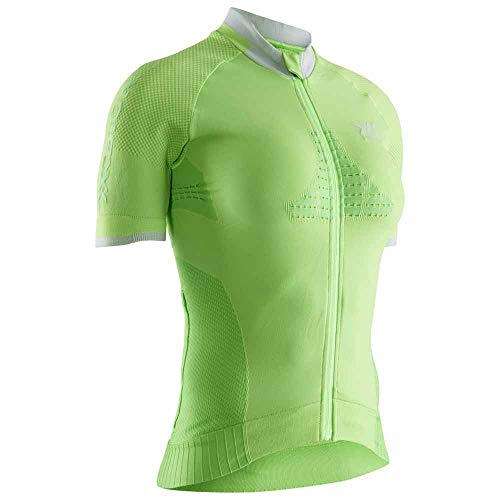 X-Bionic Damen Invent Bike Race Zip Shirt Short Sleeve Women, Amazonas Green/Magnolia Purple, M X-Bionic Damen Invent Bike Race Zip Shirt Short Sleeve Women, Amazonas Green/Magnolia Purple, M von X-Bionic