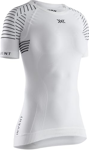 X-Bionic Damen Invent Round Neck, Short Sleeve T Shirt, Arctic White/Dolomite Grey, L X-Bionic Damen Invent Round Neck, Short Sleeve T Shirt, Arctic White/Dolomite Grey, L von X-Bionic