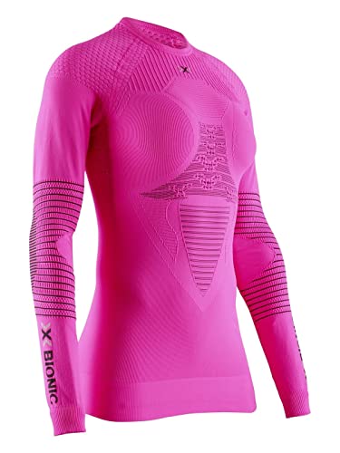 X-Bionic Damen Pl-energizer T Shirt, P005 Neon Flamingo/Anthracite, XL EU von X-Bionic