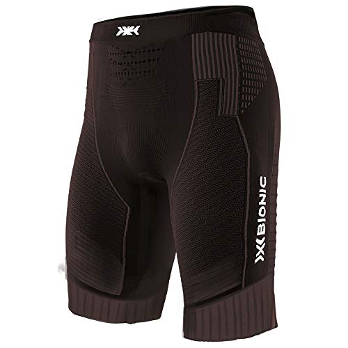 X-Bionic Herren Effektor 4.0 Running Shorts, Black/Charcoal, S von X-Bionic