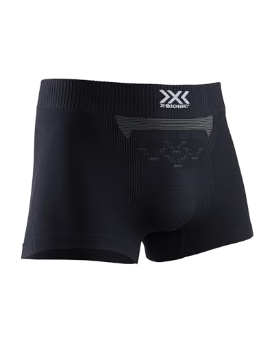 X-Bionic Herren Energizer 4.0 Boxer Shorts, Opal Black/Arctic White, XXL von X-Bionic