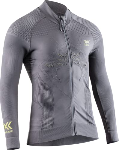 X-Bionic Energizer 4.0 Übergangsschicht-Sport-Kompressionsjacke Grau Mann Grösse L von X-Bionic