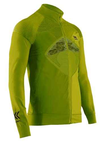 X-Bionic Energizer 4.0 Übergangsschicht-Sport-Kompressionsjacke Gelb Mann Grösse L von X-Bionic