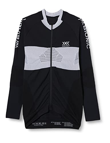 X-Bionic Herren Invent 4.0 Cycling Zip Long Sleeves Men Langarmshirt, B036 Black/Charcoal, XL EU von X-Bionic
