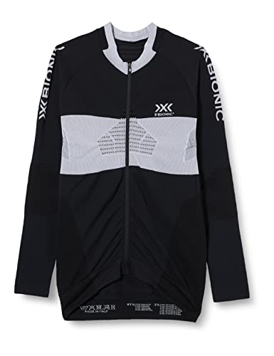 X-Bionic Herren Invent 4.0 Cycling Zip Shirt Long Sleeves Men Fahrradshirt Fahrradtrikot Radshirt Radtrikot Langarm Für Männer MTB, Black/Charcoal, XXL X-Bionic Herren Invent 4.0 Cycling Zip Shirt Long Sleeves Men Fahrradshirt Fahrradtrikot Radshirt Radtrikot Langarm Für Männer MTB, Black/Charcoal, XXL von X-Bionic