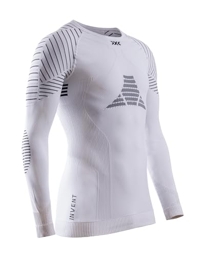 X-Bionic Herren Invent 4.0 Langarmshirt, Weiß / Schwarz, M EU von X-Bionic