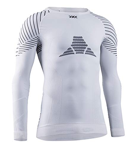 X-Bionic Herren Invent 4.0 Langarmshirt, Weiß / Schwarz, S EU von X-Bionic