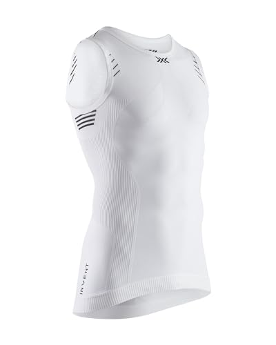 X-Bionic Herren Invent Light Singlet Men T Shirt, Arctic White/Opal Black, XXL X-Bionic Herren Invent Light Singlet Men T Shirt, Arctic White/Opal Black, XXL von X-Bionic