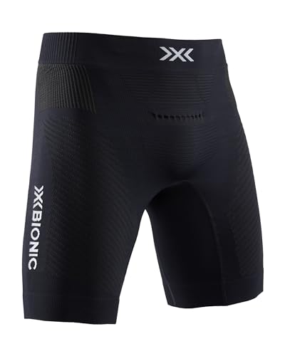 X-Bionic Herren Invent Run Speed Shorts, opal black/arctic white, M von X-Bionic
