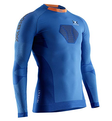X-Bionic Invent 4.0 Running Shirt Long Sleeves Men T Laufshirt Langarm Herren T-Shirt XL Teal Blue/Anthrazit von X-Bionic