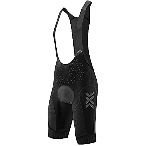 X-Bionic Herren Twyce 4.0 Bib Shorts, opal black/arctic white, S von X-Bionic