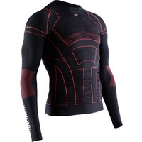 X-BIONIC Motorsport Energizer 4.0 langarm Funktionsshirt Herren opal black/signal red S von X-BIONIC