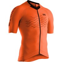 X-BIONIC The Trick G2 kurzarm Fahrradtrikot Herren trick orange/arctic white L von X-BIONIC