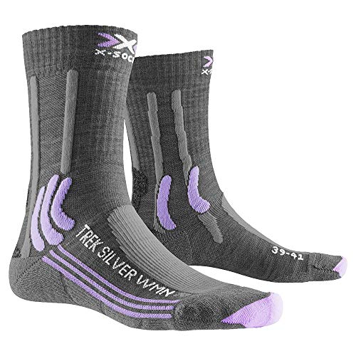 X-Socks X-Bionic X-Bionic Trek Silver Socks G158 Grey Melange/Bright Lavender 36 X-Bionic X-Bionic Trek Silver Socks G158 Grey Melange/Bright Lavender 36 von X-Bionic