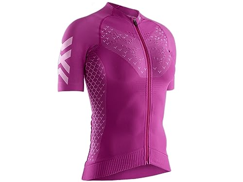 X-Bionic Damen Twyce 4.0 Bike Zip, Short Sleeve Shirt, Purple/Arctic White, M X-Bionic Damen Twyce 4.0 Bike Zip, Short Sleeve Shirt, Purple/Arctic White, M von X-Bionic
