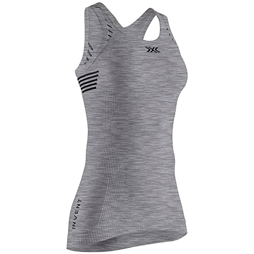 X-Bionic Women's Invent 4.0 Light Singlet Men T-Shirt, Grey Melange/Anthracite, XS X-Bionic Women's Invent 4.0 Light Singlet Men T-Shirt, Grey Melange/Anthracite, XS von X-Bionic