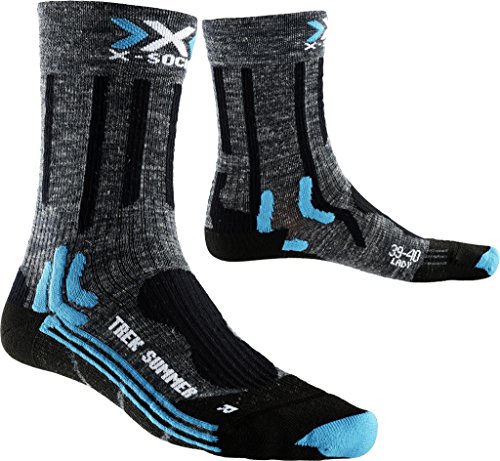 X-Socks Damen Socken TREKKING SUMMER LADY, Anthracite/Black, 35/36, X100080 von X-Bionic