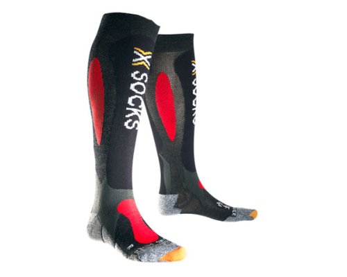 X-Socks Socken Ski Carving Silver schwarz/grau Gr.48/50 von X-Bionic