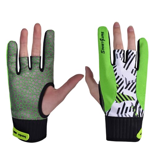 X-Institute 1 Paar Bowling Grip Handschuhe Bowling Handgelenk Brace Handschuhe Für Männer Bowling Handgelenk Wrap Handschuhe Kompression Handschuhe Radfahren Handschuhe von X-Institute