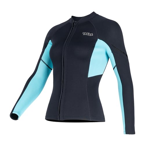 Damen Neoprenanzug Top 1.5mm Neoprenanzüge Jacke Thermal Langarm Tauchanzug für Frauen Surfen Schwimmen Schnorcheln Tauchen M Größe Damen Neoprenanzug Top 1.5mm Neoprenanzüge Jacke Thermal Langarm Tauchanzug für Frauen Surfen Schwimmen Schnorcheln Tauchen M Größe von X-mAnTA