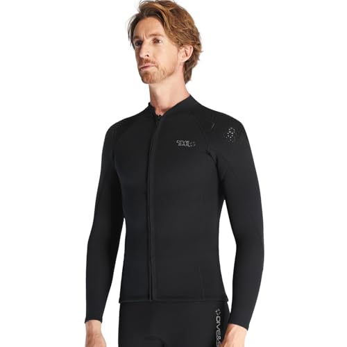 Neoprenanzug Jacke für Herren 1.5mm Neoprenanzug Oberteile Warmhalten Langarm Frontreißverschluss Neoprenoberteil für Tauchen Surfen Schnorcheln Schwimmen Wassersport L Größe Neoprenanzug Jacke für Herren 1.5mm Neoprenanzug Oberteile Warmhalten Langarm Frontreißverschluss Neoprenoberteil für Tauchen Surfen Schnorcheln Schwimmen Wassersport L Größe von X-mAnTA