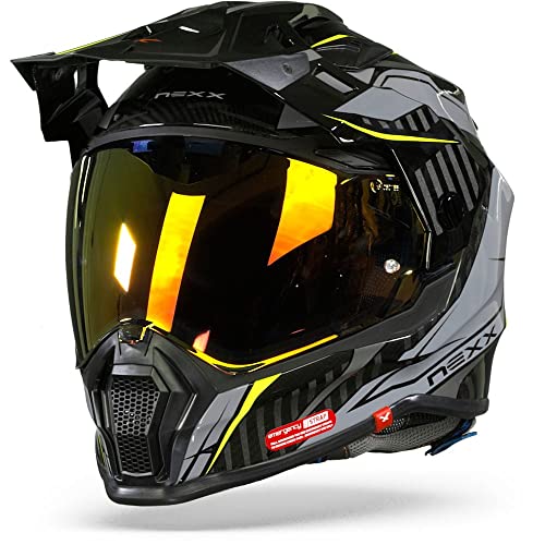 Nexx X.WRL Atika Grey Neon Adventure Helmet XS von X NEXX HELMETS