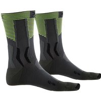 X-SOCKS Biking Race Socken charcoal /phyton yellow 39-41 von X-SOCKS