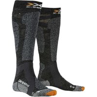 X-SOCKS Carve Silver 4.0 Socken anthracite melange/black melange 45-47 von X-SOCKS