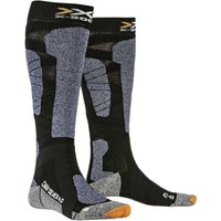 X-SOCKS Carve Silver 4.0 Socken black/blue melange 45-47 von X-SOCKS