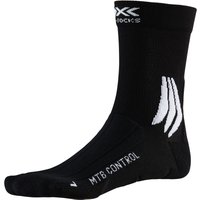 X-SOCKS Control Mountain Fahrradsocken opal black/arctic white 35-38 von X-SOCKS