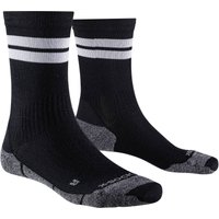 X-SOCKS Core Natural Graphics Crew Sportsocken B036 - black/charcoal 39-41 von X-SOCKS